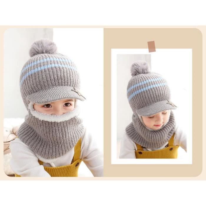 Bonnet chaud pour bébé avec écharpe – Petit Balthazar