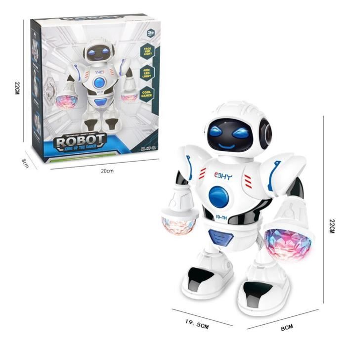 Robot Jouet Enfant - ZGEER - Télécommandé Rechargeable - Bleu - 360 degrés  - Chante 3 musiques - Cdiscount Jeux - Jouets