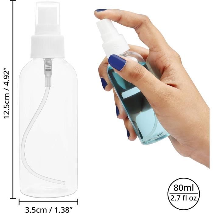 Lot De 5 Flacons Pulvérisateurs De 60 Ml - Petit Flacon Pulvérisateur