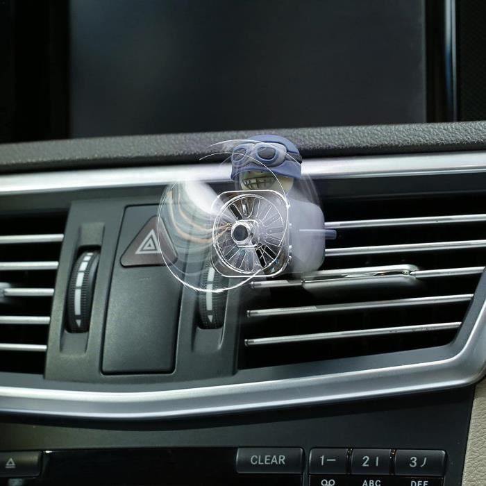 Pilot Désodorisant pour voiture – Désodorisant pour voiture – Diffuseur  d'arômes automobile avec lumières LED – Hélice rotative de type clip pour  climatiseur, cadeau Mengli : : Auto