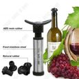 TD® Bouchon à vin bouteille vide d'air vide sommelier conserver le vin rouge noire pompage pompage isolation d'air à trou-2