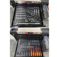 Servante d'atelier Widmann Tools Max edition 7/7 Layers - Black, roulettes 7 tiroirs, 1 Porte Tiroir Coulissant, outils inclus-2