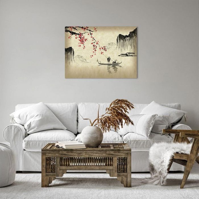 Peinture Traditionnelle De Sumi-e Du Japon Illustration D'encre De