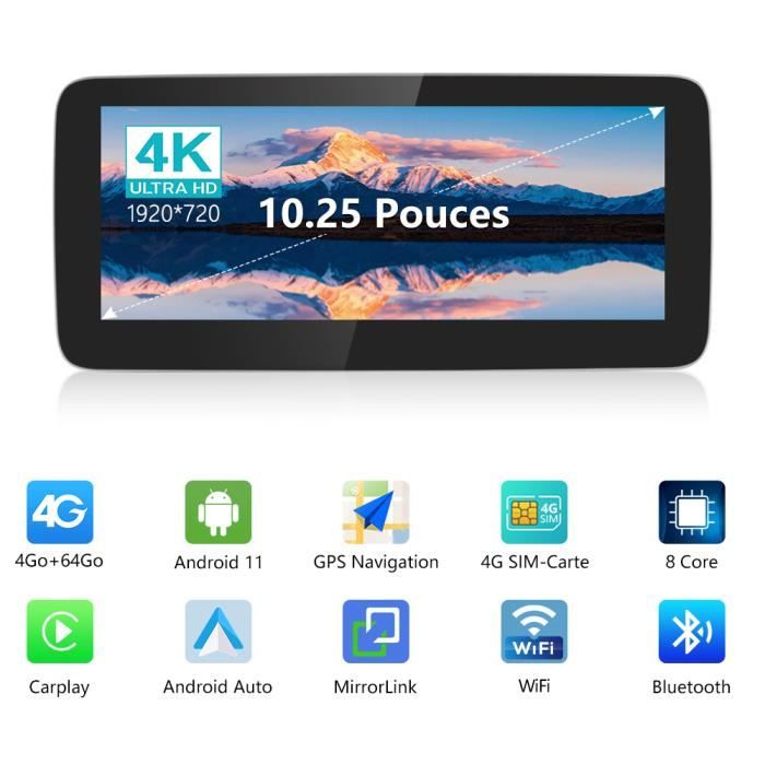 AWESAFE Autoradio Android 11【4Go+64Go】pour Audi Q5 avec 10.25  Pouces,Carplay /Android Auto/WIFI[2013-2016] avec MMI - Cdiscount Auto