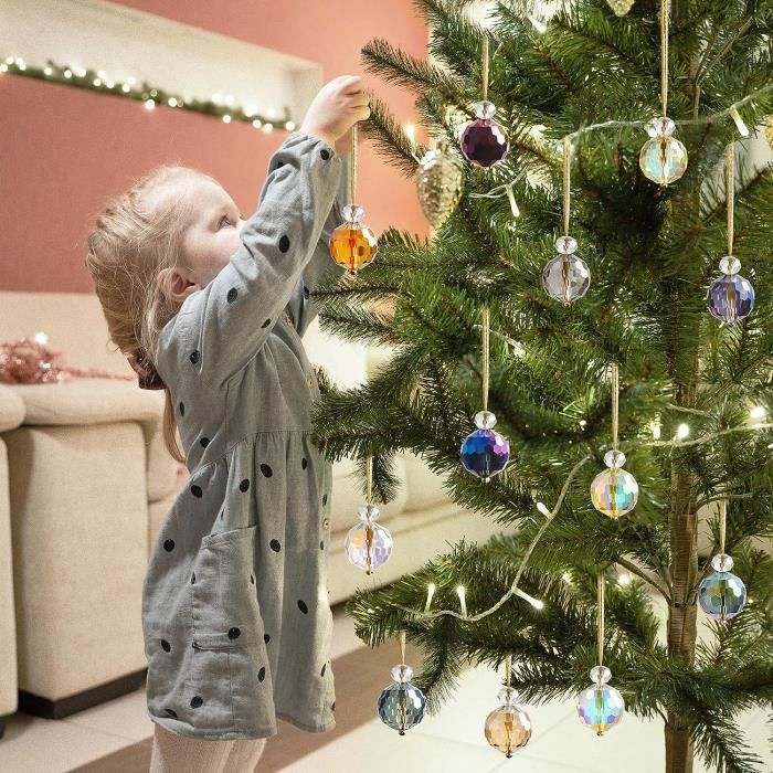 Sapin De Noel Lumineux Ornements De Noël En Cristal Arbre De Saison En