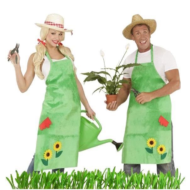 AYBUY Tablier De Jardinier Tournesol Avec Poche - Idéal Pour Jardinage Et Barbecue