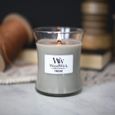 WoodWick bougie parfumée moyenne en jarre avec mèche qui crépite, Au coin du feu, Temps de combustion jusqu'à 60 heures A105-3