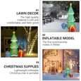1 décoration de cour créative d'arbre de Noël gonflable Pc 1.8M avec prise sapin de noel - arbre de noel decoration de noel-3
