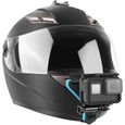 Leytn® Fixation Support Menton Casque Moto Fixation gopro casque Caméra d'action pour GoPro Hero 8 / 7 / 6 / 5 -3