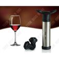 TD® Bouchon à vin bouteille vide d'air vide sommelier conserver le vin rouge noire pompage pompage isolation d'air à trou-3