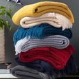 130x160cm couverture de gland en tricot de lit simple de couchage au Crochet pour canapé à la maison  COUVERTURE - EDREDON - PLAID-3