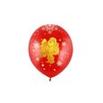 1 set ballons de noël feuille de latex confettis fournitures de fête décorations de  KIT DE DECORATION - PACK DE DECORATION-3