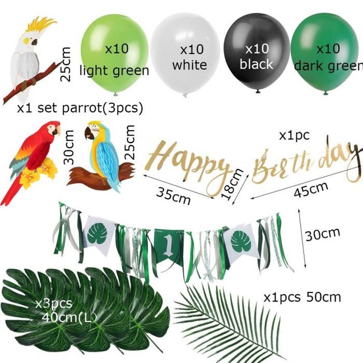 Tropical Anniversaire 1 An Fille Garcon Decoration Kit Happy Birthday Summer Jungle Partie Perroquet Decor Achat Vente Kit De Decoration Soldes Sur Cdiscount Des Le Janvier Cdiscount Tropical Anniversaire 1 An Fille Garcon Decoration Kit Happy Birthday Summer Jungle Partie Perroquet Decor Achat Vente Kit De Decoration Soldes Sur Cdiscount Des Le Janvier Cdiscount