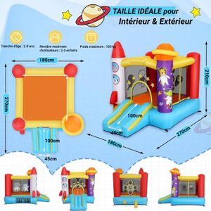 Ventilateur Gonflable Orange Pour Costumes - Pompe à Air Portable - Pour Mascottes Et Déguisements