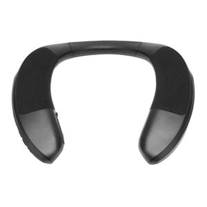 Haut-Parleur Bluetooth 5.0 Tour De Cou - Son Surround Léger - Pour TV, Yoga, Maison - Blanc