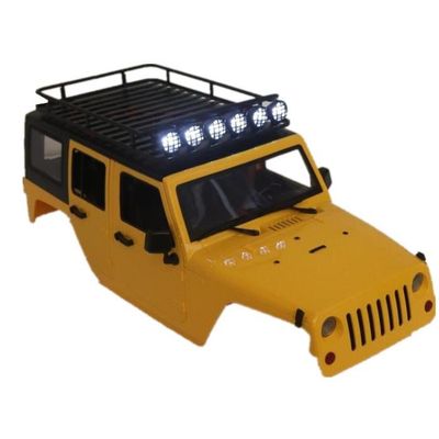 Porte-bagages Toit Métal Avec LED Pour Voiture RC 1/10 - Accessoire Axial SCX10