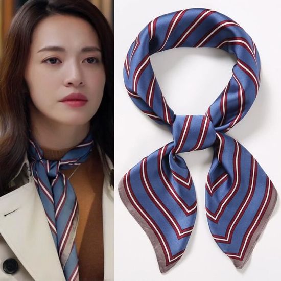 Écharpe Femme En Ceton - Foulard Léger, Châle, Col - Style Coréen Décontracté