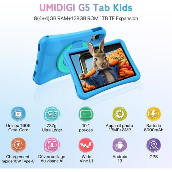 UMIDIGI G5 Tab Kids Tablet 10 inches 8+128GB - Cdiscount Informatique