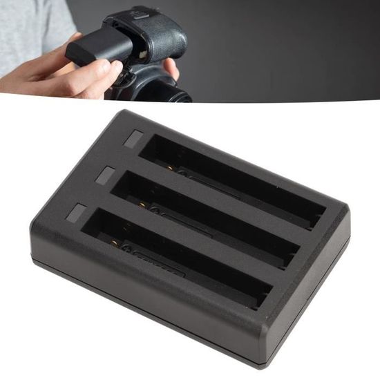 Cikonielf pour chargeur de batterie Insta360 ONE X3 Chargeur de batterie  pour caméra d'action à 3 emplacements Voyant LED - Cdiscount Auto