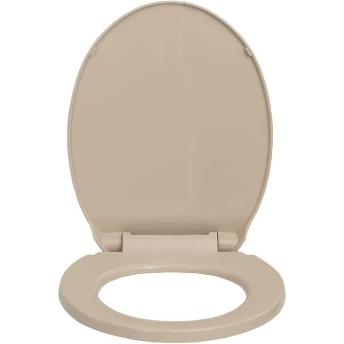 Abatant Wc Fermeture En Douceur Bleu Ovale 46X34 Cm De Toilette