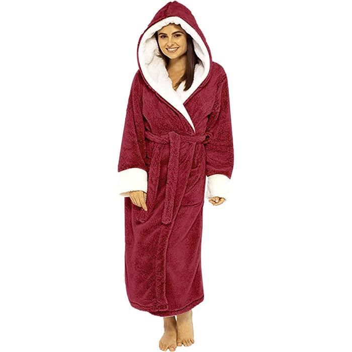 CD SIZE M Peignoir De Bain Femme Homme Chemise Nuit en Flanelle