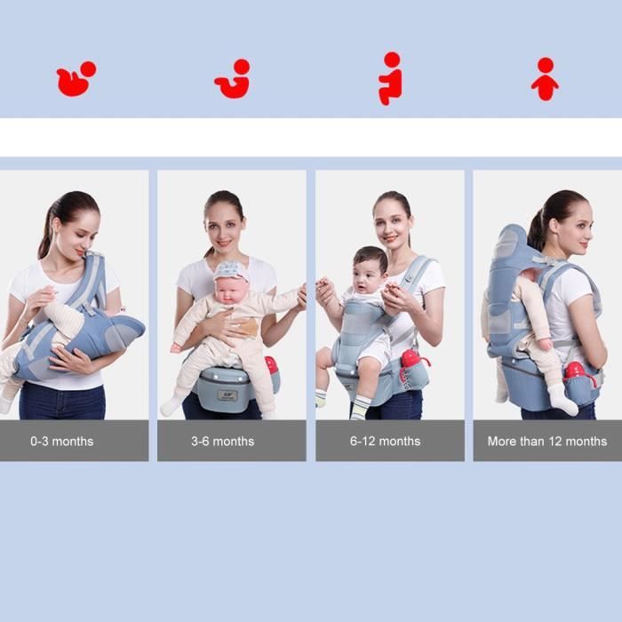 Saisons de couleur rose cerise Echarpe porte bebe ergonomique chale kangourou 3 en 1 siege pour les enfants Cdiscount Puericulture Eveil bebe