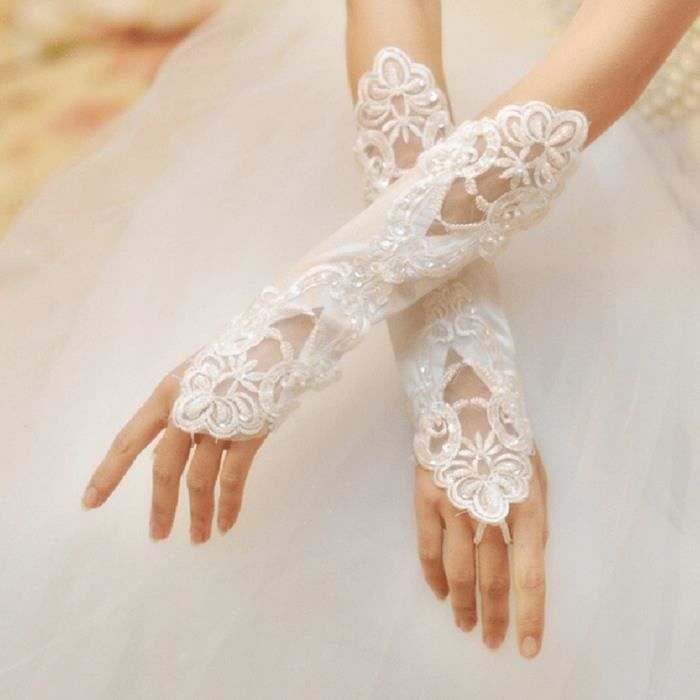 Mitaine dentelle mariage outlet