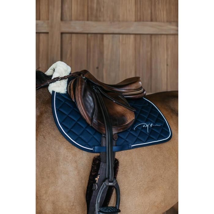 Tapis De Selle Derby Originals Anglais Trail Marine Bleu Pour Cheval