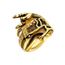 HIJONES Homme Acier Inoxydable Punk Rock Wrap Guitare Bague De Musique Or Argent Noir