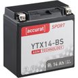 Batterie moto YTX14-BS 14Ah-0