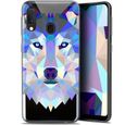 Coque Gel Pour Samsung Galaxy A20E (5.8 ) Extra Fine Polygon Animals - Loup-0