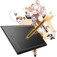 GAOMON M10K 2018 Tablette Graphique 10 x 6,25 Pouces avec Stylet passif à 8192 Niveaux et 10 Raccourcis Compatible  Windows ou MacOS-0