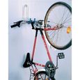 Crochet pour vélo gainé - Mottez B046Q - Permet de suspendre facilement le vélo par le guidon-0