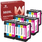 502xl AUMOK 20x Cartouches d'encre compatibles EPSON Multipack 502 - Jumelles - Noir, Cyan, Magenta, Jaune (C13T02V64020)