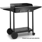Chariot - FORGE ADOUR - Origin 60 - Acier noir - 2 tablettes rabattables - 4 roues pivotantes