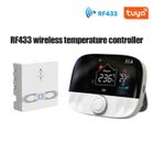 PRUMYA Thermostat intelligent sans fil RF433 régulateur de température programmable pour chauffage de pièce avec chaudière à gaz actionneur