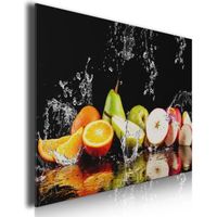 HXA DECO - Décoration Murale pour la Cuisine, Tableau Deco, Tableau Moderne, Tableau Moderne Cuisine Salade de Fruits,80x50cm