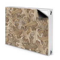 Tapis Magnétique Sur Un Radiateur Decormat 110x60cm- Gecko de motif en bois