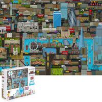 Puzzle bopster 8-bit pixels Londres - Marque bopster - 180 pièces - Architecture et monument