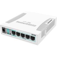 Switch administrable MikroTik RouterBoard 260GS 5 ports Gigabit + SFP avec alimentation UK