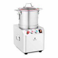 Robot Culinaire Professionnel Cutter De Cuisine Table Inox Cuve 6 l 1400 tr-min - Rouge