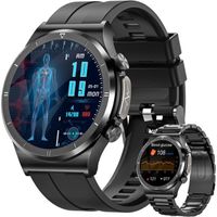 Montre Glycémie 2023, Montre Connectée Homme 1,39" Hd Smartwatch Homme Avec Appel Bluetooth, 24-7 Sommeil Cardiofrequencemet[F104]