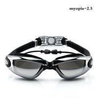 black 250 -Lunettes de natation pour myopie,lunettes de plongée UV HD,Anti buée,Sport,natation,dioptrie,piscine,Natacion,pou