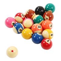 SPYMINNPOO Ensemble De Mini Boules De Billard De 25 Mm, En Résine De 1 SPYMINNPOO Ensemble De Mini Boules De Billard De 25 Mm, En Résine De 1