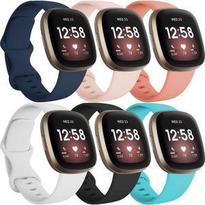 2 Bracelets Kwmobile Pour Fitbit Versa 4, Sense 2, Versa 3, Sense – Neuf