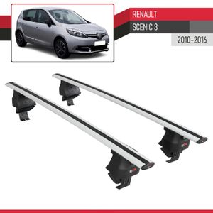 Barres De Toit Alu Pour Renault Grand Scenic 3 (2009-2016) – ACE-1 – Portée 75kg