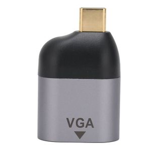 ADAPTATEUR AUDIO-VIDÉO  Adaptateur USB C vers VGA Convertisseur vidéo mult