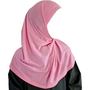 ECHARPE - FOULARD Hijab Amira Pour Fille 2 Pièces (Écharpe + Bonnet) Écharpe À Enfiler Idéal Pour L'École, Madrassa, Aïd, Ramadan, Mosquée, Ma[m14223]