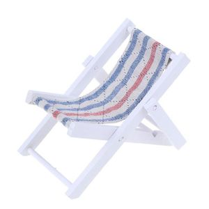 MAISON POUPÉE MAISON - ACCESSOIRE MAISON POUPEE Chaise de plage de maison de poupée, style-A 1