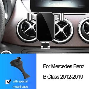 QCHIAN Support Telephone Voiture pour Mercedes Benz V Class 2016 2017 2018  2019 2020 2021, Porte Téléphone Voiture Rotatif à 360°, Support Téléphone